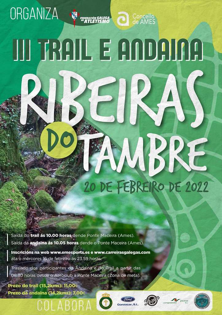 V Trail e Andaina de Ribeiras do Tambre en Ames