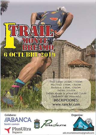 Fechas, información, programa, cartel, imágenes, mapa y ubicación de III Trail Montebreamo  en  Pontedeume