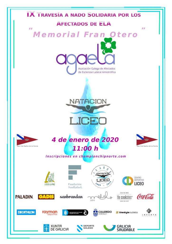 XI Travesía solidaria a favor de AGAELA en A Coruña