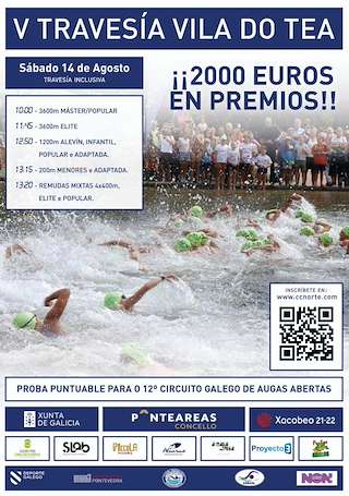 Fechas, información, programa, cartel, imágenes, mapa y ubicación de VIII Travesía Vila do Tea (2024)  en  Ponteareas