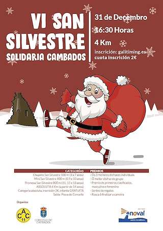 VIII San Silvestre Solidaria (2024) en Cambados