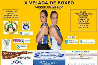 Fechas, información, programa, cartel, imágenes, mapa y ubicación de XII Velada de Boxeo  en  Ribeira