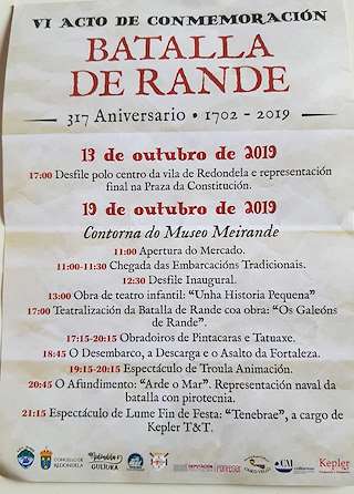 X Festa da Conmemoración da Batalla de Rande en Redondela