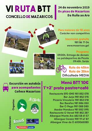 VIII Ruta BTT - Os Picos en Mazaricos
