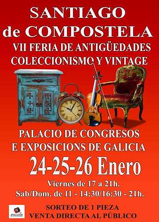 IX Feria de Antigüedades, Coleccionismo y Vintage en Santiago de Compostela