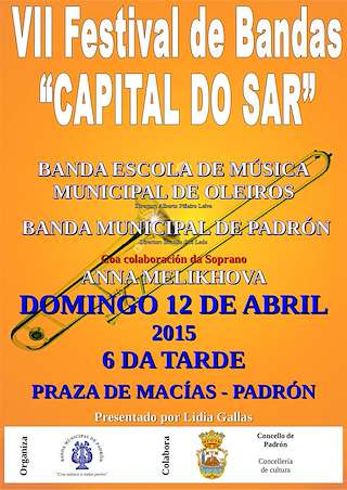 XIII Festival de Bandas Capital do Sar en Padrón