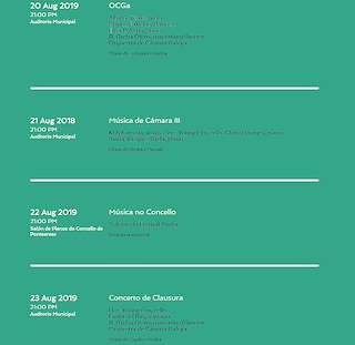 XI Festival Groba en Ponteareas