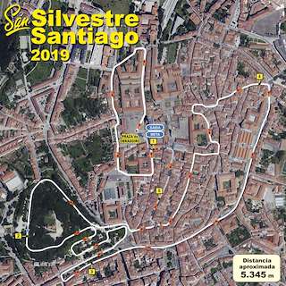 X San Silvestre (2024) en Santiago de Compostela