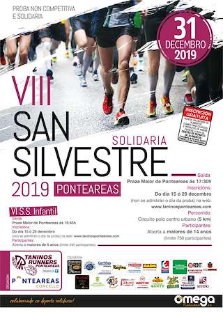 XI Carreira San Silvestre Solidaria (2024) en Ponteareas