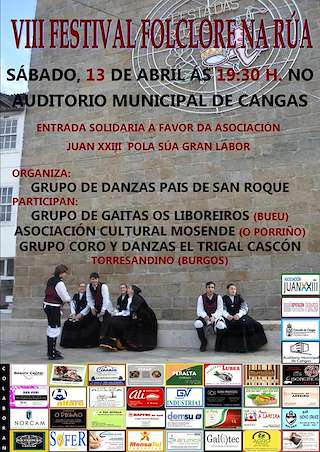 XI Festival Folclore na Rúa en Cangas