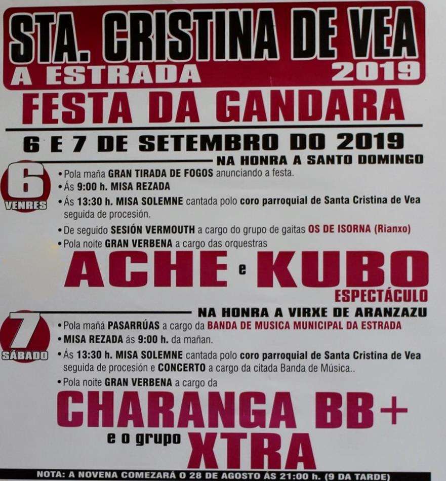 Virgen de Aranzazú y Santo Domingo da Gándara en A Estrada