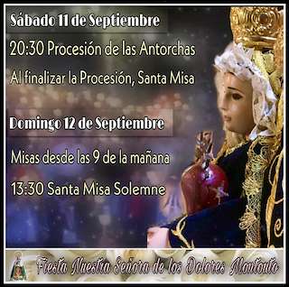 Fechas, información, programa, cartel, imágenes, mapa y ubicación de Virgen de los Dolores de Montouto  en  Lalín
