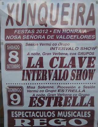 Fechas, información, programa, cartel, imágenes, mapa y ubicación de Virgen de Valdeflores  en  Viveiro