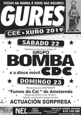 Virxe das Dolores de Gures (2024) en Cee
