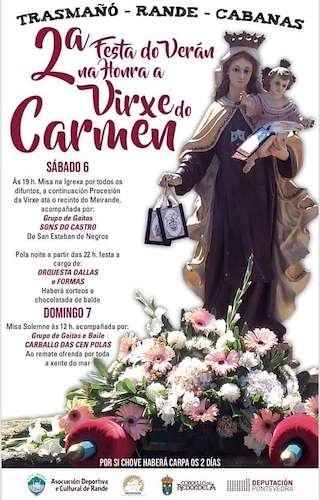 Virxe do Carme de Rande (2024) en Redondela