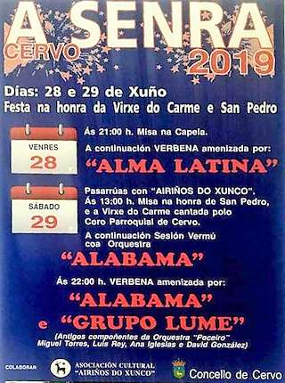 Virxe do Carme e San Pedro de A Senra (2024) en Cervo