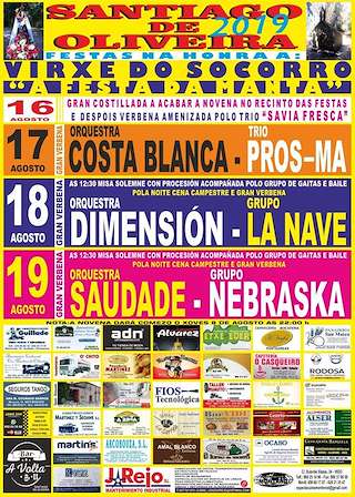 Virxe do Socorro de Santiago de Oliveira en Ponteareas