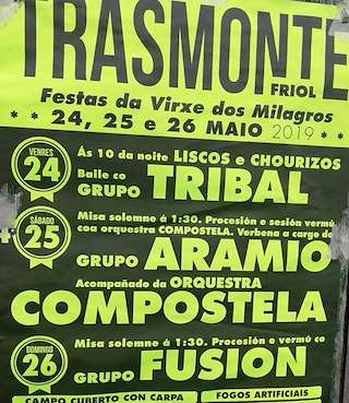 Virxe dos Milagros de Trasmonte en Friol