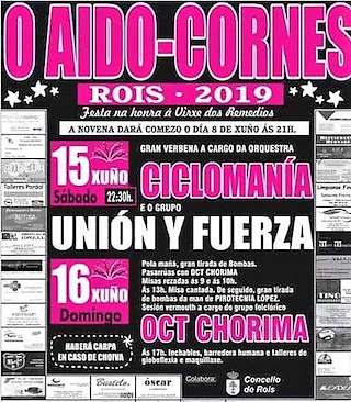 Virxe dos Remedios de Aido y Cornes en Rois