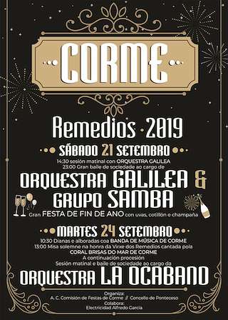 Virxe dos Remedios de Corme en Ponteceso