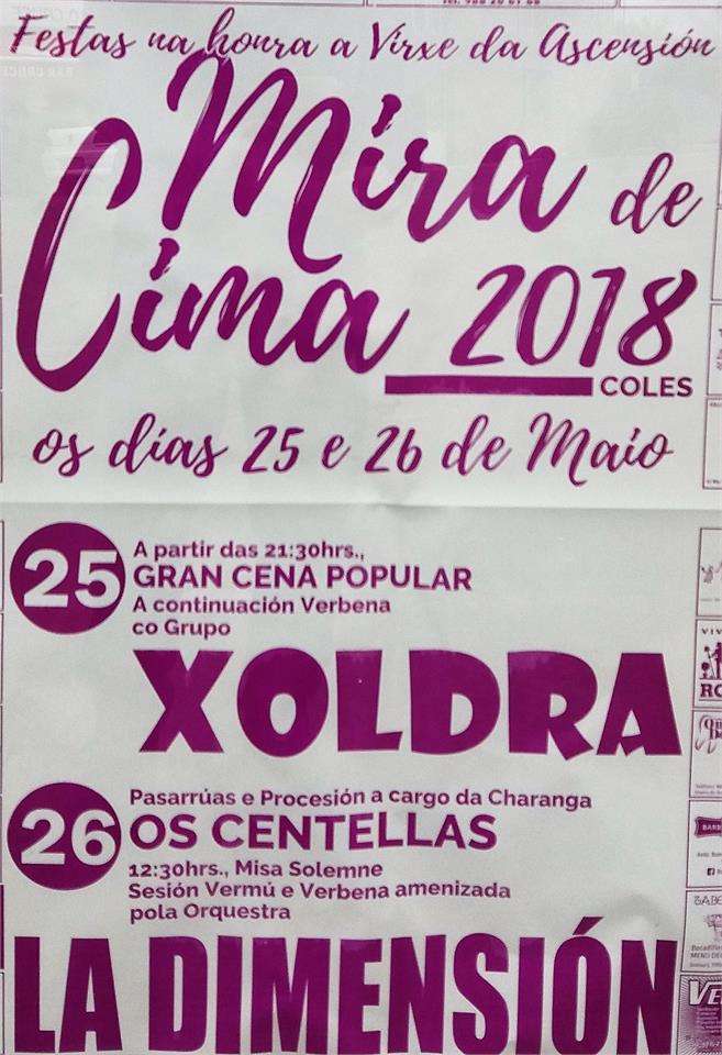 Virxe Ascensión de Mira de Cima en Coles