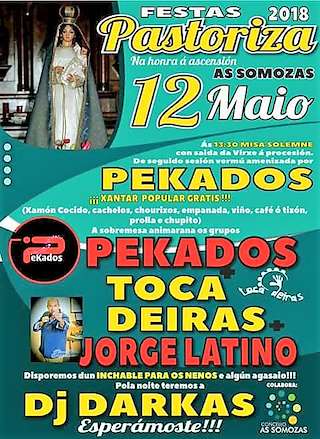 Fechas, información, programa, cartel, imágenes, mapa y ubicación de Virxe da Ascensión do Señor de Pastoriza  en  As Somozas