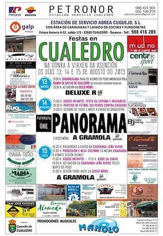 Fechas, información, programa, cartel, imágenes, mapa y ubicación de Virxe da Asunción  en  Cualedro