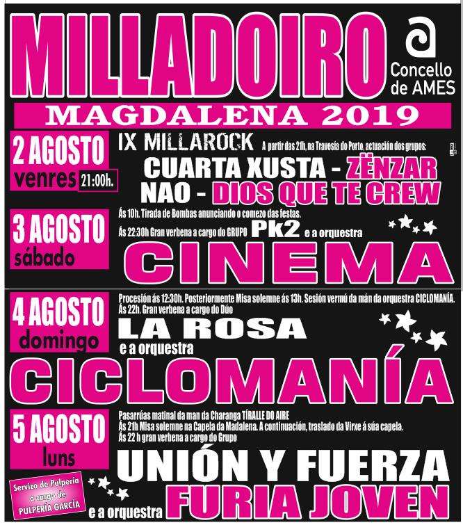 Virxe da Madalena de Milladoiro en Ames