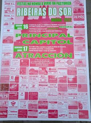 Fechas, información, programa, cartel, imágenes, mapa y ubicación de Virxe da Pastoriza de Ribeiras do Sor  en  Mañón