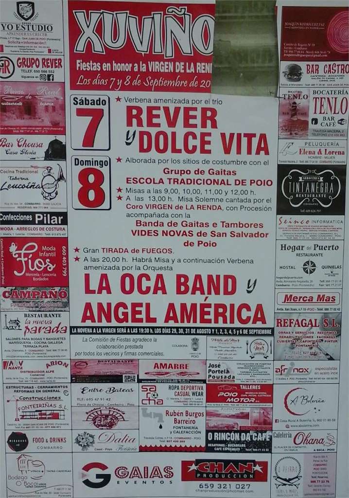 Virxe da Renda de Xuviño en Poio