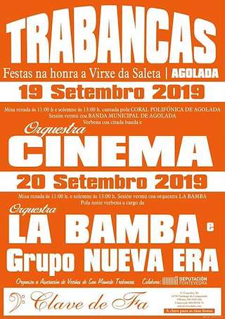 Fechas, información, programa, cartel, imágenes, mapa y ubicación de Virxe da Saleta de Trabancas  en  Agolada