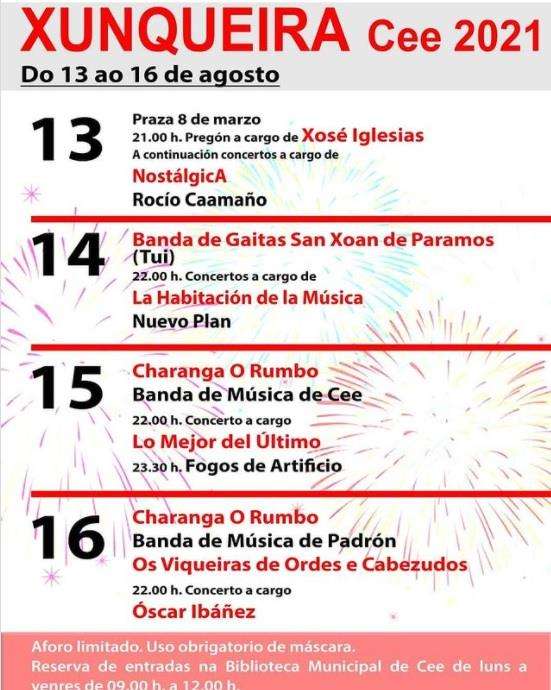 Virxe da Xunqueira e San Roque en Cee