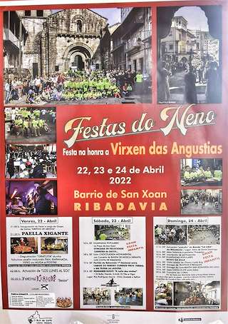 Fechas, información, programa, cartel, imágenes, mapa y ubicación de Virxe das Angustias  en  Ribadavia