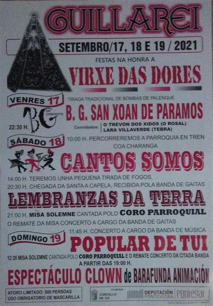 Virxe das Dores de Guillarei en Tui