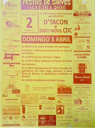 Fechas, información, programa, cartel, imágenes, mapa y ubicación de Virxe das Dores de Sirves  en  Ribeira