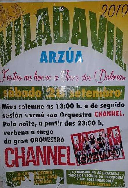 Virxe das Dores de Villadavil en Arzúa