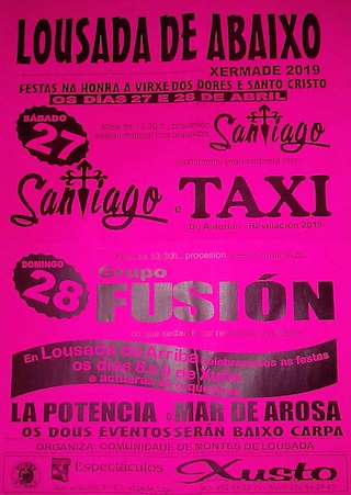 Fechas, información, programa, cartel, imágenes, mapa y ubicación de Virxe das Dores e Santo Cristo de Lousada de Abaixo  en  Xermade
