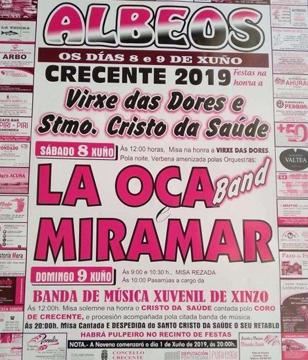 Virxe das Dores y Santísimo Cristo da Saúde de Albeos  en Crecente