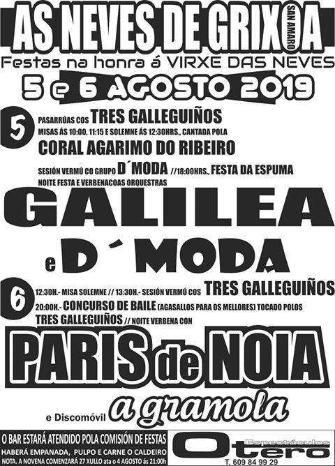Virxe das Neves de Grixoa en San Amaro