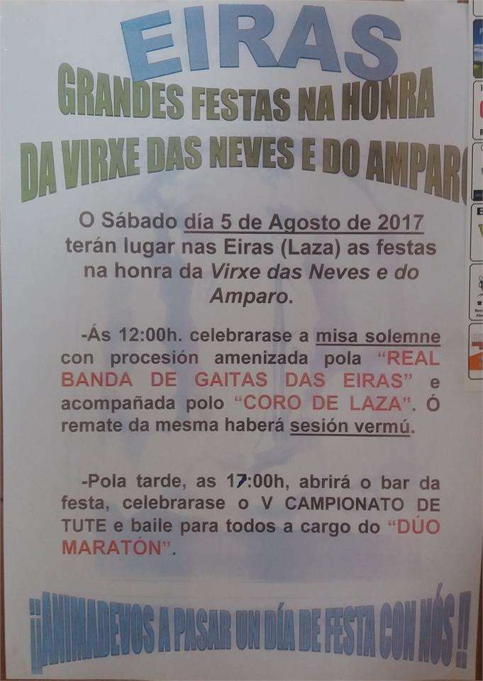 Virxe das Neves e do Amparo de Eiras en Laza
