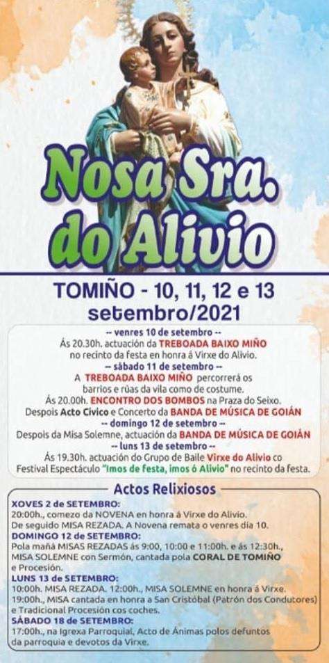 Virxe do Alivio en Tomiño