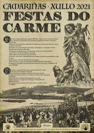 Fechas, información, programa, cartel, imágenes, mapa y ubicación de Virxe do Carme (2024)  en  Camariñas