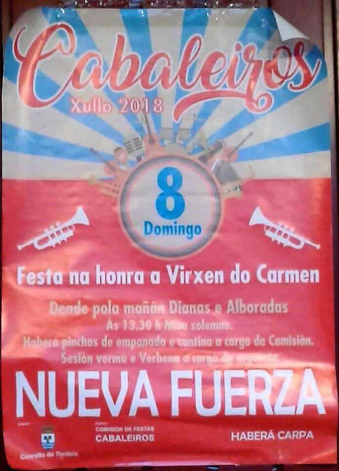 Virxe do Carme de Cabaleiros (2024) en Tordoia