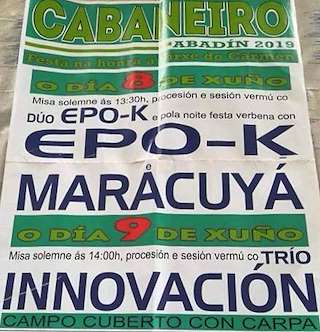 Fechas, información, programa, cartel, imágenes, mapa y ubicación de Virxe do Carme de Cabaneiro  en  Abadín