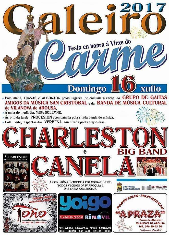 Virxe do Carme de Caleiro (2024) en Vilanova de Arousa