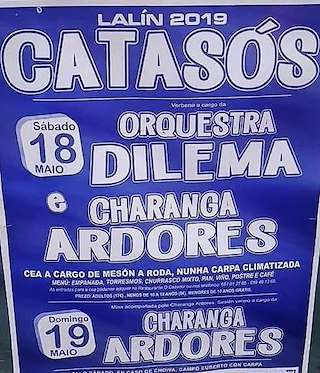 Fechas, información, programa, cartel, imágenes, mapa y ubicación de Virxe do Carme de Catasós  en  Lalín