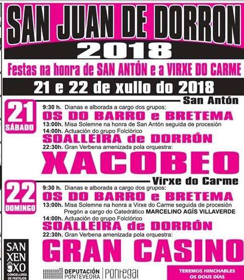 Virxe do Carme de Dorrón en Sanxenxo
