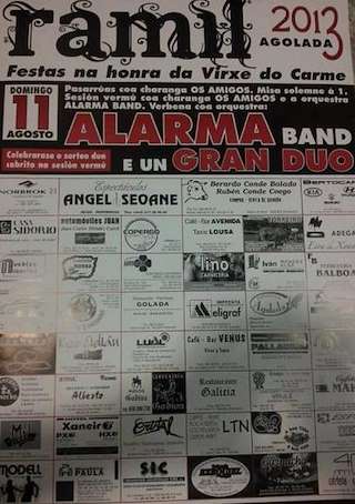Fechas, información, programa, cartel, imágenes, mapa y ubicación de Virxe do Carme de Ramil - Festa da Cabra  en  Agolada