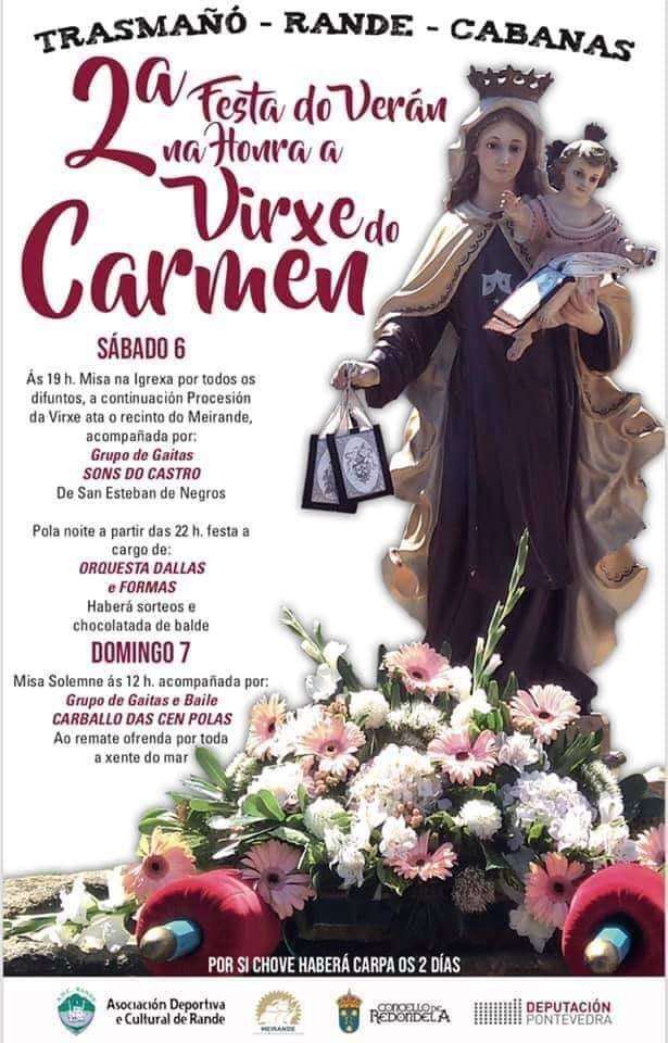 Virxe do Carme de Rande (2024) en Redondela