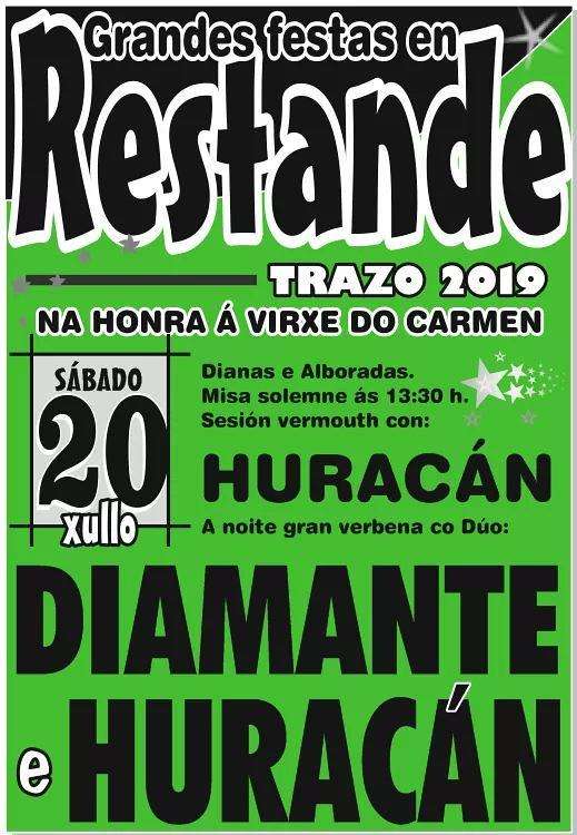 Virxe do Carme de Restande en Trazo